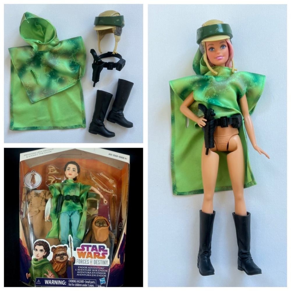 Star Wars Endor Forces of Destiny Leia figure OUTFIT ONLY